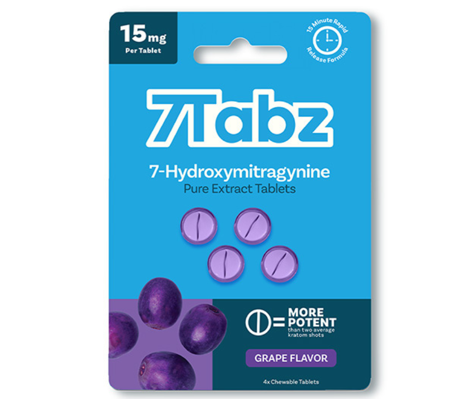 7Tabz 7OH Pure Extract Tablets – 4 Count (60mg Total)