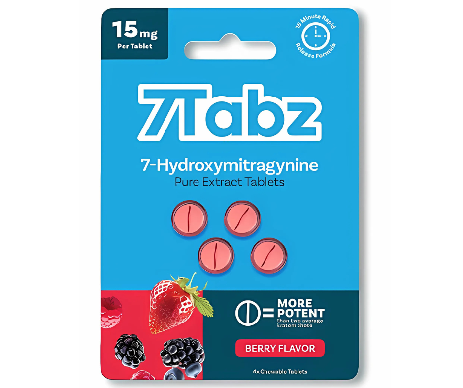 7Tabz 7OH Pure Extract Tablets – 4 Count (60mg Total)