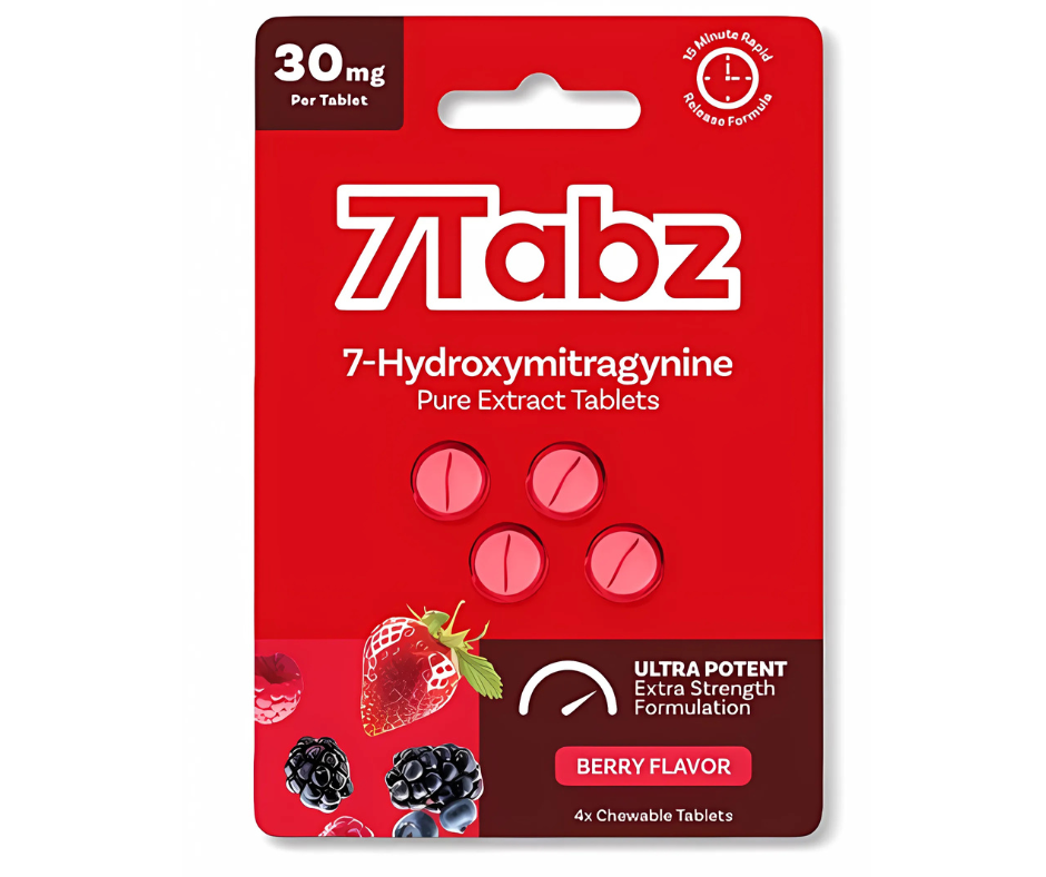 7Tabz Ultra Potent 7OH Pure Extract Tablets – 4 Count (120mg Total)
