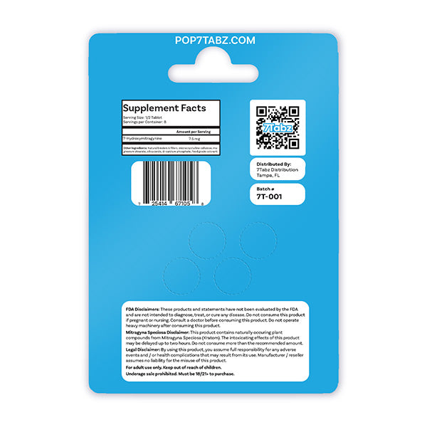 7Tabz 7OH Pure Extract Tablets – 4 Count (60mg Total)